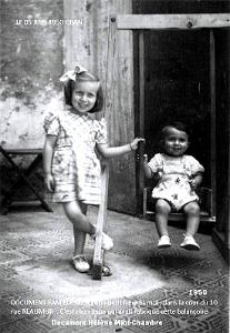 Oran- SDV- 5030- 1950 06 05 Dans ma cour 10 rue Reaumur